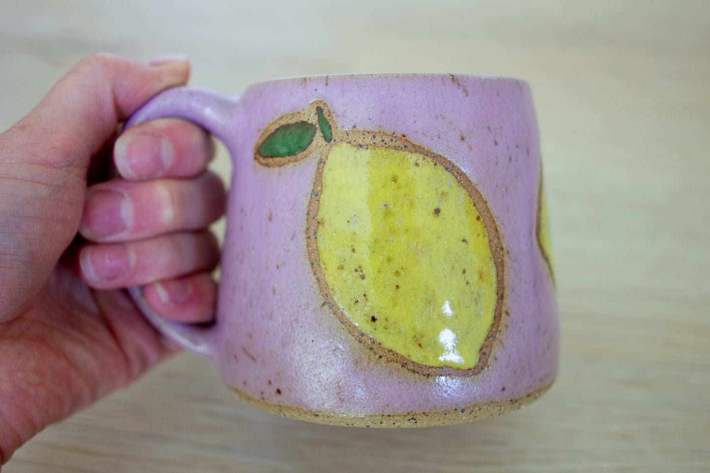Tapered Lemon Mug
