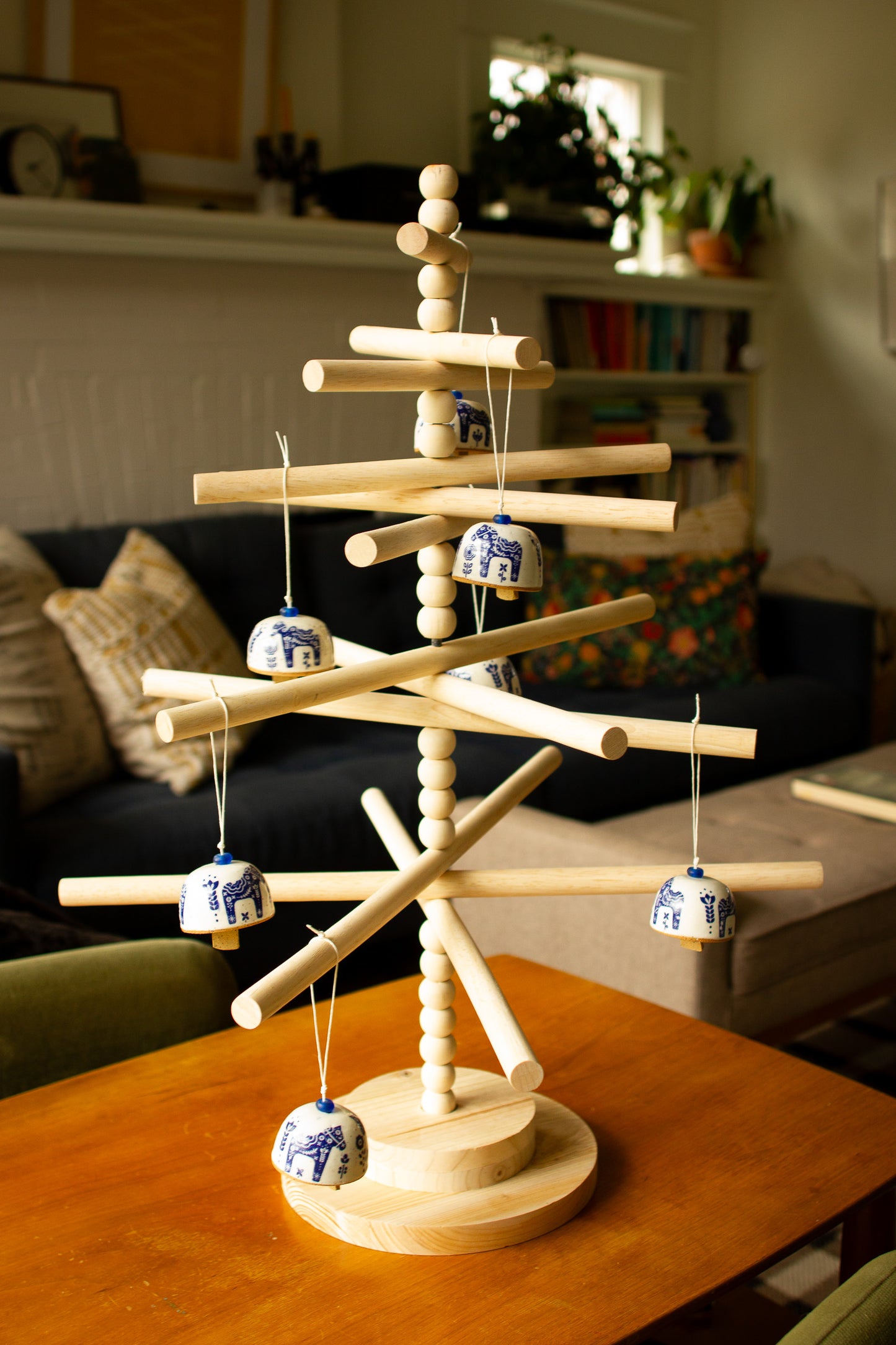 Dala Horse Bell Ornament