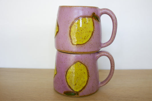 Tapered Lemon Mug