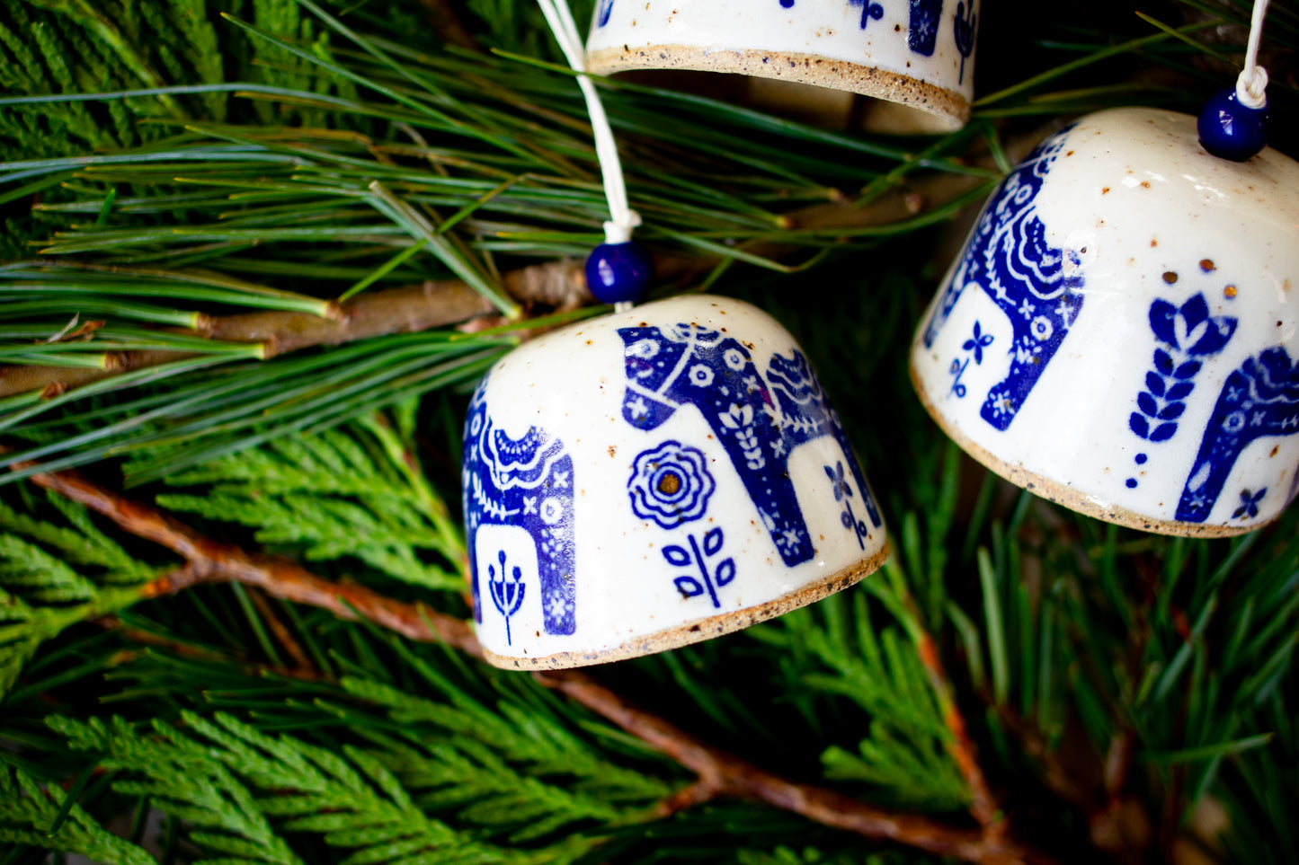 Dala Horse Bell Ornament