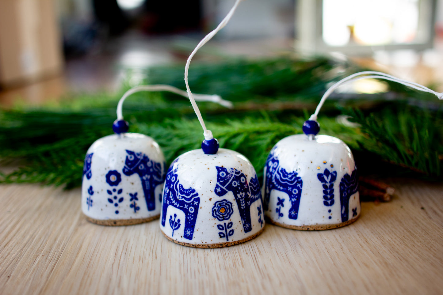 Dala Horse Bell Ornament